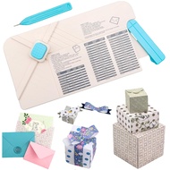 Envelope Punch Board 3-in-1 Envelope Maker Bows Gift Punch Boards for Crafting All-in-on Scrapbook E