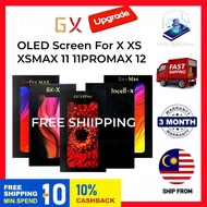 🛻Penghantaran Tempatan🛻LCD GX OLED Touch Screen Display Digitizer  For  X XR XS MAX lcd 11pro max 12