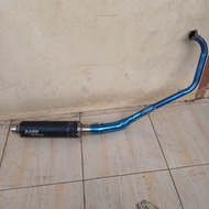 HR SPEED Full System PNP Di R15knalpot Blue Moon NeckV3, Cool Racing Exhaust R15 V3