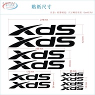 = Xds XDS Mountain Bike Road Bike Frame Sticker DIY Reflective Bike Decal Decorative Label Sticker