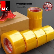 【Readystock】 🔥HOT🔥 OPP Clear / Brown Fragile Packaging Tape (48mm x 40yards & 90yards) Selotep trans