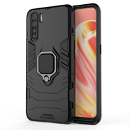 Carristo Oppo A91 Car Holder Back Case Cover Shockproof Protection Casing Phone Mobile Housing Metal