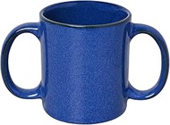 ANCIENT IMPEX Dual Handle Mug | Double Grip Easy-Hold Ceramic Cup to Aid Tremors & Arthritis | 350 m