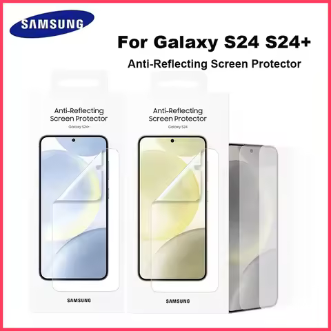2PCS Original Samsung Galaxy S24 S24+ S24Plus Anti-Reflecting Screen Protector Genuine Film Liquid C