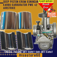 Skep Sekep Piston Karburator Karbu Keihin Crom Krum Kuningan Sparepart Daleman Carburator Carbu PWK4
