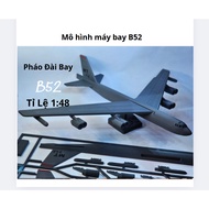1:48 scale B52 bomber model | Strategic flying cannon, 3D printed assembly kit
