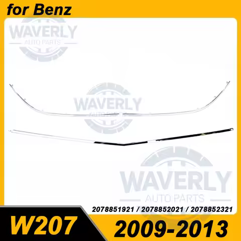 for 2009-2013 Mercedes Benz E-Class W207 C207 A207 Front Bumper Chrome Trim Chromium Spoiler 2078851