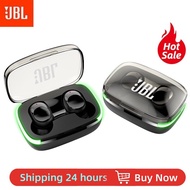 🔥Readystock🔥+FREE Shipping JBL TWS Y60 Bluetooth Wireless Headphones Stereo Bass Music Digital Display Touch Control With Mic for Phone PC