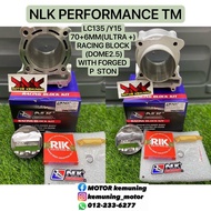 NLK BLOK LC135 / Y15 57 60MM 62MM 63MM 65mm 66MM 68MM 70MM 72MM 73mm SLIP PANJANG ENGINE BLOCK RACING