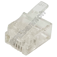 [ 20ตัว ] RJ11 ปลั๊กโทรศัพท์ RJ11 4C (RJ11 Connector)
