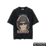 Kaos DARSO THE KING OF POP SUNDA OVERSIZE / STONEWASH / OVERSIZED WASHED TEES / BAJU OVER SIZE ASEP 