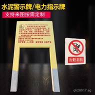 Concrete 0m Mile Warning Post Boundary Marker Cable Cement Water Supply Canal Gas Pile Signpost High