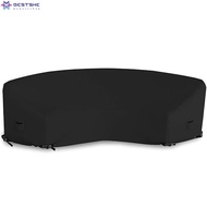 [bestshe-my] Outdoor Waterproof Curved Outdoor Sectional Cover Patio Sectional Sofa Covers