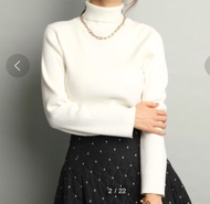 🇯🇵Jusglitty 樽領混羊毛針織上衣 wool blend turtleneck jumper sweater knit Apuweiser-riche zara snidel