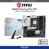 MSI B860M GAMING PLUS WIFI | Micro-ATX | DDR5 | Motherboard