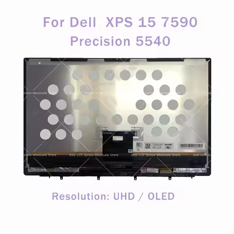 15.6 Inch For Dell XPS 15 7590 Precision 5540 OLED LCD Touch Displaly Screen Assembly LQ156D1JX42 AT