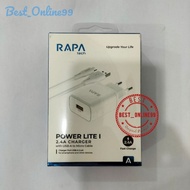 RAPA TECH POWER LITE I 2.4A CHARGER WHIT USB-A TO MICRO CABLE