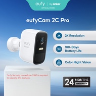 eufy Cam 2C Pro 2K Add-on Camera Wireless Home Security System with 2K Resolution and 180-Day Batter