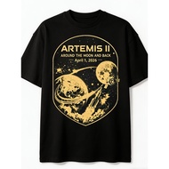 Artemis Ii Space Anime T-Shirt, Manga Space Design, Casual Otaku Tops