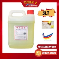 Asid Pencuci Lantai Mozek Simen / 3 Liter Mosaic Fluid Acid Cement Tile Remover