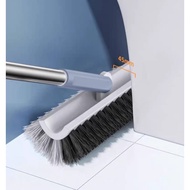 V-Shaped Hard-Bristled Crevice Brush Broom /V-Shaped Toilet Brush Sweeper Waterproof V-Shaped Broom 