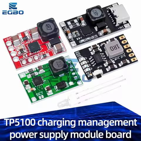1~5PCS EGBO TP5100 TP5000 charging management power supply module board 1A 2A compatible with 4.2V 8