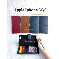 IPHONE LEATHER FLIP COVER 6G/S 4.7iphone - LEATHER WALLET CASE - CASING