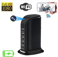 2022 new 1080p 隱藏式攝像頭 5 USB 端口快速充電器插座間諜凸輪錄像機