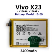 Vivo X23 ( V1809A, V1809T ) Battery B-E9 Bateri For Repair Replacement @ 3400mAh
