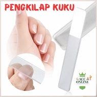 Hand Nail File Nail shiner/ Manicure Pedicure/ Nail Care Polisher salon diy nano glass menipedi