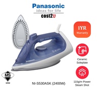 Panasonic S series Steam Iron with U-Shape Groove | NI-S430GSK NI-S530ASK NI-S430 NI-S530 (Dry Iron 