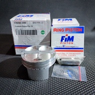 Piston Seher FIM 60 & 61mm pen Pin 13 Plus Lathe and Valve Coak Custom 4 Valves Karisma, Supra X125 