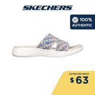 Skechers Women On-The-GO 600 Radiate Sandals - 140731-NTMT 5-Gen Technology, Contoured Goga Mat Footbed, Hanger Optional, Machine Washable