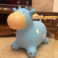 Jumping Horse Bouncy Horse Pump Animal Horse Children Kids Ride-On Inflatable Bouncing Jumping Anima