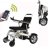 Fashionable Simplicity Electric Wheelchair Ultra Light Collapsible App Remote Remote Control Elderly Scooter Can Withstand 150 Kg