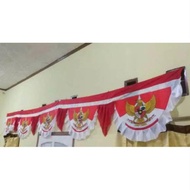 MERAH Rwet-23 gfd-12 10 Waves Bekron Garuda 5 Waves Red White 6 Meters Viral Viral