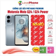 Tempered Motorola Moto G24 - G24 Pwore flexible Nano Premium anti-scratch screen protector - Love Ph