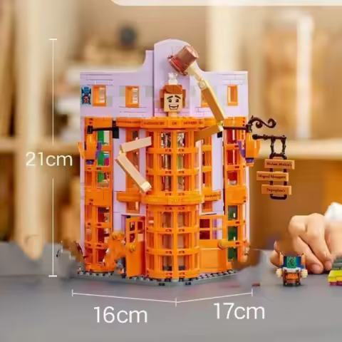 Hot Sale Disney 76422 Harry Movies Building Blocks Retired Collectible Weasleys Wizard Wheezes Free 