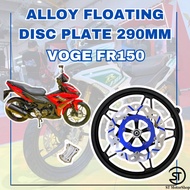 RAPIDO Alloy Floating Disc Plate VOGE FR150 Front Disc 290mm Black Red Blue Brake Disk Pinggan Depan