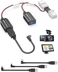 Pixelman GPS Charger Cable Adapter for Garmin(12-pin Type C),Compatible with Toyota Corolla,RAV4,Hig