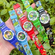 M-Time นาฬิกาเด็กผู้ชาย ลายBen10 ขนาด30มม. ระบบดิจิตอล มีไฟ มีเสียงดนตรี สายยาง มีหลายลายสีให้เลือก พร้อมส่ง