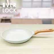 西華 EVERLOCK松露白鈦晶鑽石不沾平底鍋28cm _廠商直送