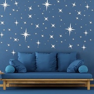 Starry Mirror Acrylic Wall Stickers Wall Background Decoration Three-Dimensional Layout Living Room Bedroom Stickers
