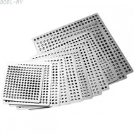 Square Shower Sink Strainer Trap Hair And Debris Dense Holes Weighted Design
