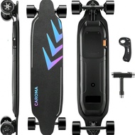 Electric Skateboards Glow In The Dark, 1200W Powerful Motor, 28MPH Top Speed, 4/6AH Battery, 16/28Mi