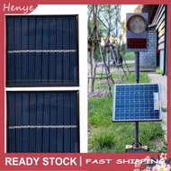 Henye 2Pcs Mini Solar Panel 0.7W 5V 0?140mA  70 x 70mm Portable Encapsulated Cell for Low Power Appl