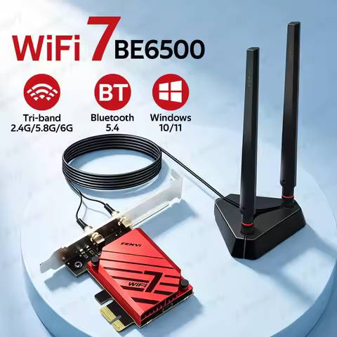 fenvi BE6500 WIFI 7 PCIE Wireless Network Adapter Bluetooth 5.4 Tri-Band 6G/5G/2.4Ghz WiFi7 MT7925 N