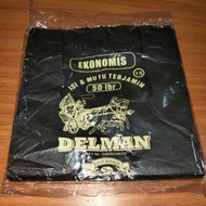 BLACK HDPE PLASTIC BAGS SIZE 15 ECONOMIC THIN CONTENTS 50 SHEETS