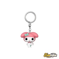 Funko Keychain! (77049) My Melody with Flower (Exclusive) Pocket POP! Keychain: Sanrio Hello Kitty &