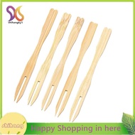 500Pcs Bamboo Appetizer Forks, 3.5 Inch Mini Bamboo Forks ,Disposable Wooden Forks, Small Fruit Food